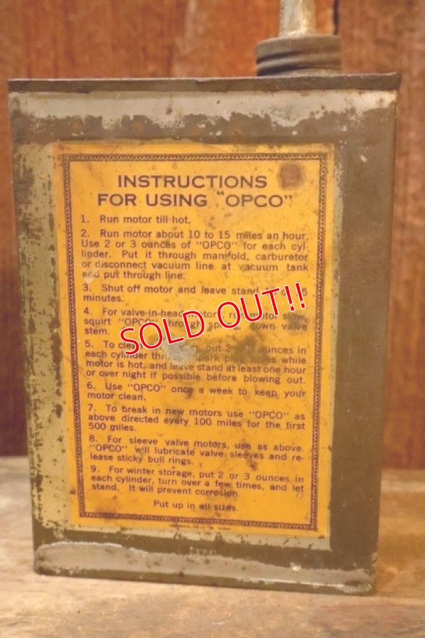 画像3: dp-251008-76 OPCO COMPANY 1910's-1920's 1/4 U.S. GALLONS CAN