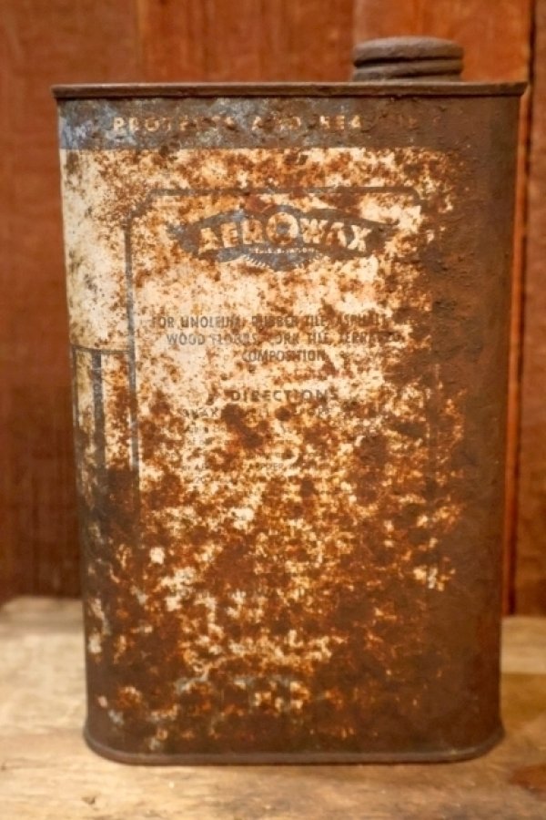 画像5: dp-251008-87 AEROWAX 1950's NO RUBBING WAX CAN
