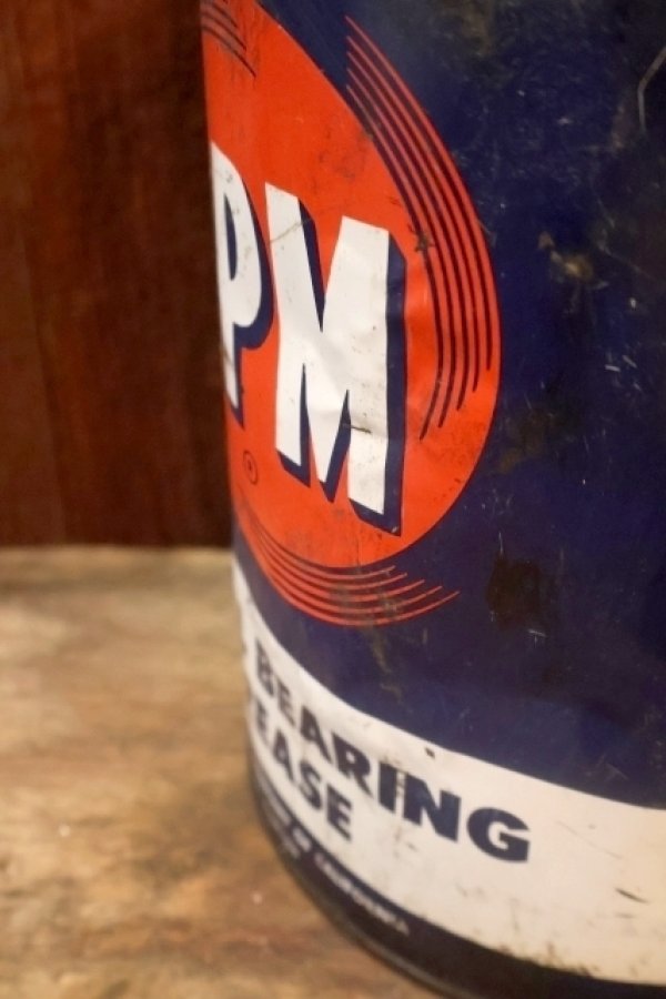 画像3: dp-251008-87 STANDARD OIL COMPANY OF CALIFORNIA 1950's RPM 10 POUNDS WHEEL BEARING GREASE CAN