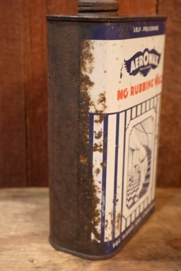 画像3: dp-251008-87 AEROWAX 1950's NO RUBBING WAX CAN