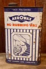 dp-251008-87 AEROWAX 1950's NO RUBBING WAX CAN
