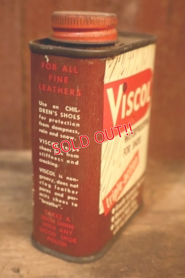 画像4: dp-251008-87 VISCOL WATERPROOFING FOR SHOES  6 OZS. CAN