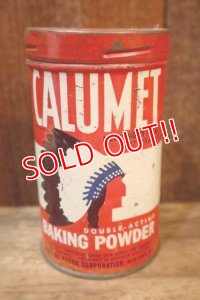 dp-250930-08 CALUMET BAKING POWDER 1950's 1/2 LB. CAN