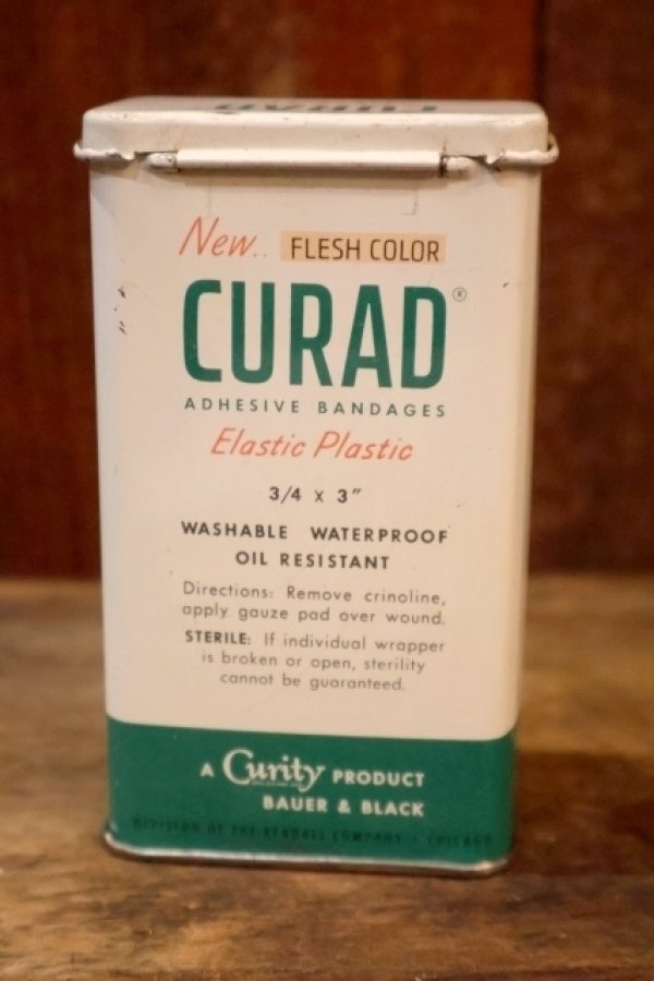 画像5: dp-251008-87 CURAD PLASTIC BANDAGES 1960's TIN CAN