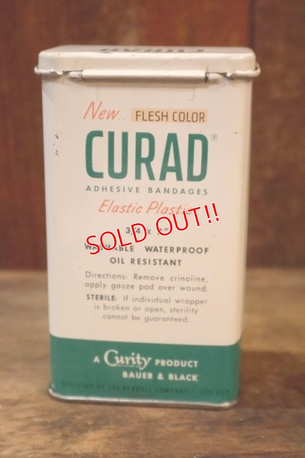 画像5: dp-251008-87 CURAD PLASTIC BANDAGES 1960's TIN CAN