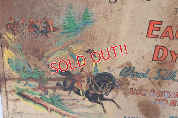 画像8: dp-251008-12 MONROE CHEMICAL COMPANY 1930's PUTNAM DYES-TINTS DISPLAY RACK