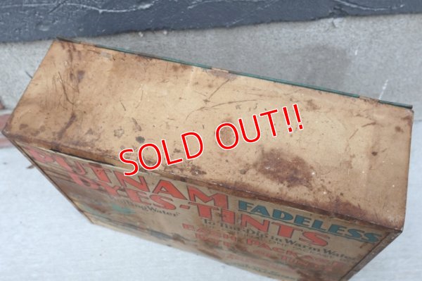 画像11: dp-251008-12 MONROE CHEMICAL COMPANY 1930's PUTNAM DYES-TINTS DISPLAY RACK