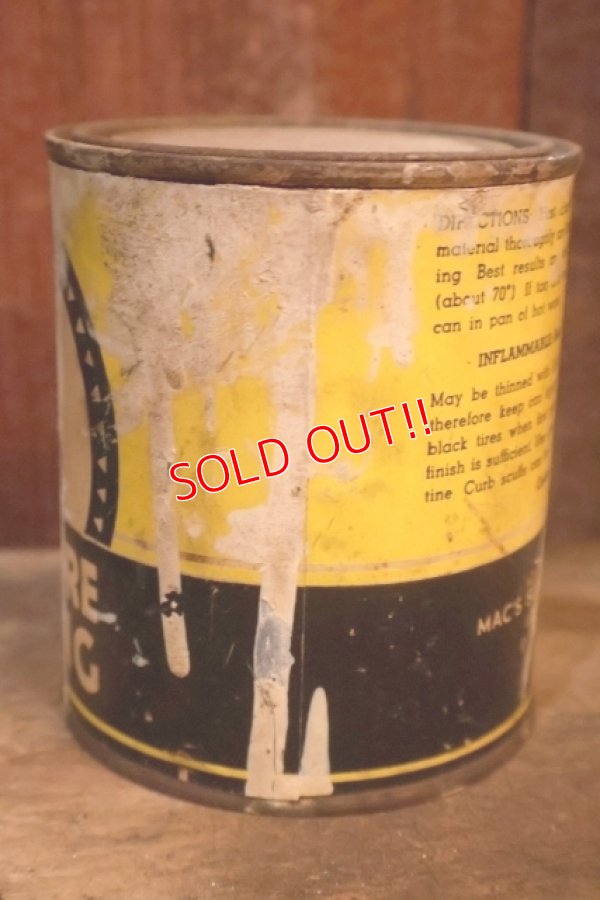 画像5: dp-251008-87 MAC'S SUPER GLOSS COMPANY / WHITE TIRE COATING CAN