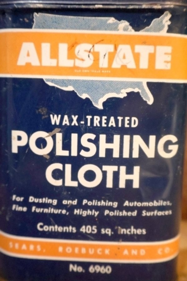 画像2: dp-251008-87 ALLSTATE WAX-TREATED POLISHING CLOTH CAN