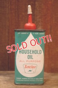 dp-251008-66 Sinclair / 1960's-1970's HOUSEHOLD HANDY OIL CAN