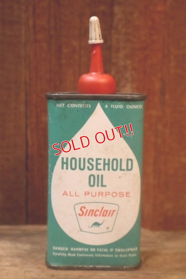 画像1: dp-251008-66 Sinclair / 1960's-1970's HOUSEHOLD HANDY OIL CAN