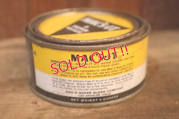 画像3: dp-251008-87 MAC'S SUPER GLOSS COMPANY / MAC'S-IT A SUPER GLAZE CAN