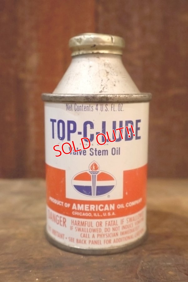 画像1: dp-251008-87 AMERICAN OIL COMPANY TOP-C-LUBE Valve Stem Oil 4 U.S. FL. OZ. Can