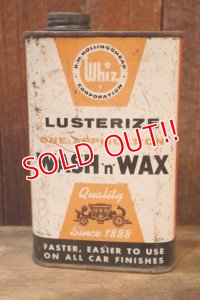 dp-251008-87 Whiz LUSTERIZE WASH 'n' WAX CAN