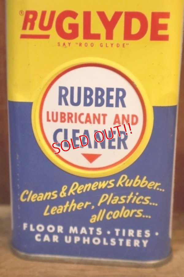 画像2: dp-251008-87 AMERICAN GREASE STICK CO. / RU-GLYDE RUBBER CLEANER HANDY CAN