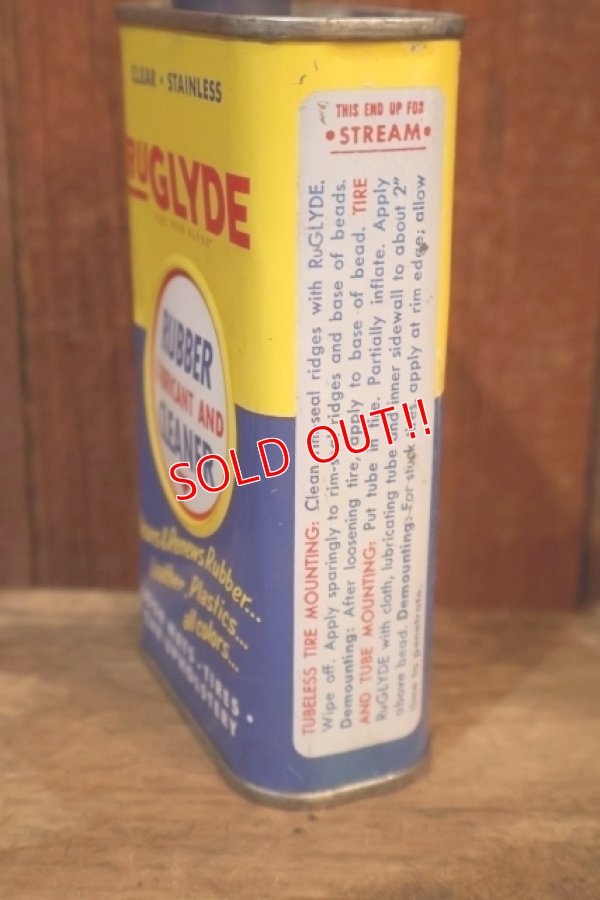 画像4: dp-251008-87 AMERICAN GREASE STICK CO. / RU-GLYDE RUBBER CLEANER HANDY CAN