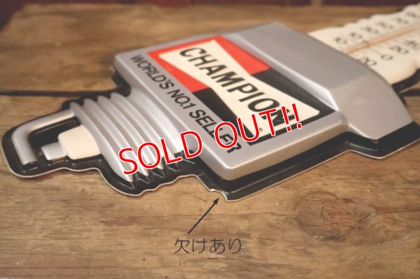 画像6: dp-251008-49 CHAMPION SPARK PLUGS 1960's-1970's Thermometer