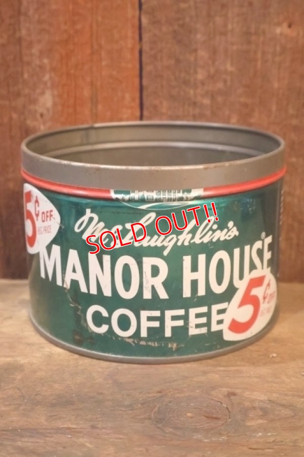 画像1: dp-251010-06 MANOR HOUSE COFFEE Tin Can