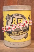 dp-251010-12 AUTOMOTIVE HARDWARE CO. 1940's-1950's AH FASTENERS TIN CAN (D)