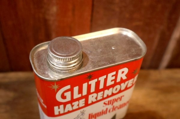 画像8: dp-251010-14 GLITTER PRODUCTS, INC 1950's GLITTER HAZE REMOVER Super Liquid Cleaner Can