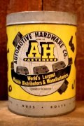 dp-251010-13 AUTOMOTIVE HARDWARE CO. 1940's-1950's AH FASTENERS TIN CAN (E)