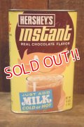 dp-251010-08 HERSHEY'S / 1970's Instant Real Chocolate Flavor Tin Can