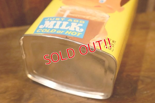 画像8: dp-251010-08 HERSHEY'S / 1970's Instant Real Chocolate Flavor Tin Can