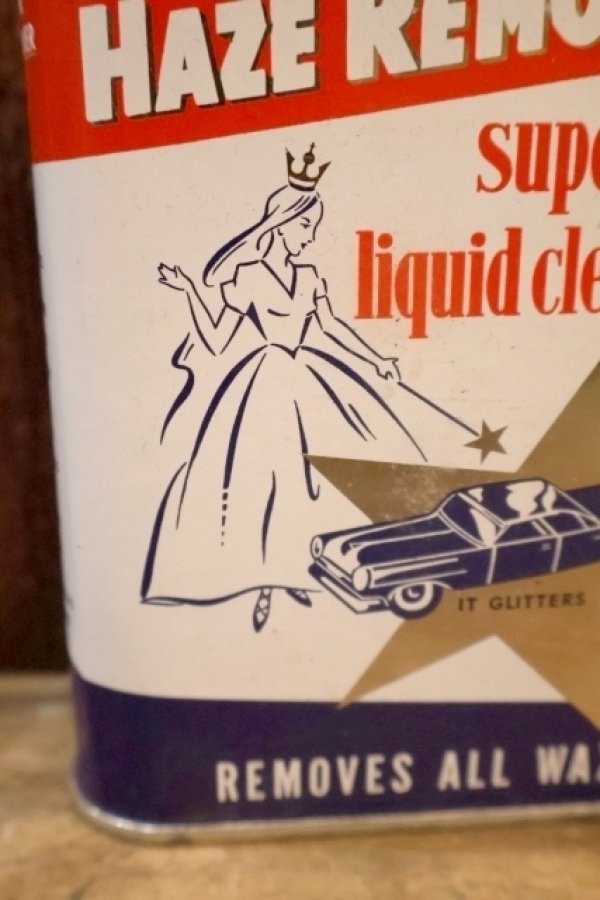 画像2: dp-251010-14 GLITTER PRODUCTS, INC 1950's GLITTER HAZE REMOVER Super Liquid Cleaner Can