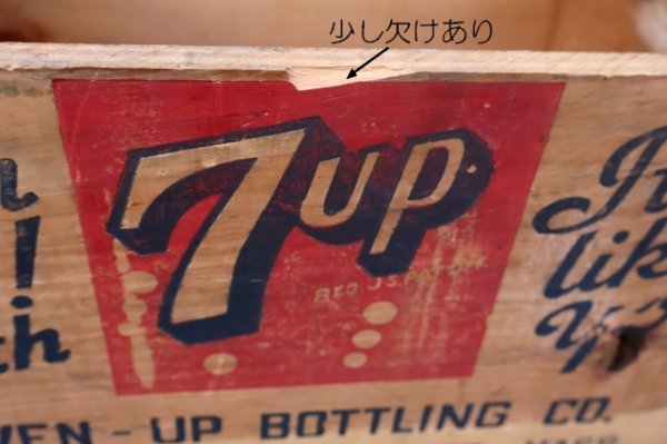 画像6: dp-251010-02 7 Up 1950's Wood Box