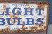 画像3: dp-251008-08 GENERAL ELECTRIC 1960's-1970's LIGHT BULBS W-sided Metal Sign (3)