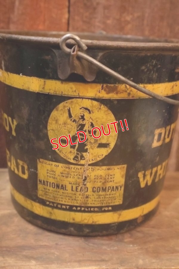 画像5: dp-251010-05 NATIONAL LEAD COMPANY / DUTCH BOY WHITE LEAD 1950's-1960's BUCKET