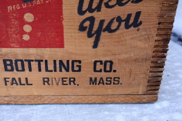 画像4: dp-251010-02 7 Up 1950's Wood Box