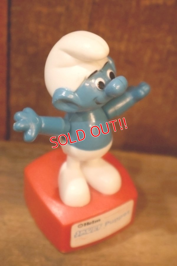 画像2: ct-251010-01 Smurf / Helm 1980's Push Puppet