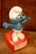 画像2: ct-251010-01 Smurf / Helm 1980's Push Puppet (2)