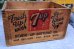 画像5: dp-251010-02 7 Up 1950's Wood Box (5)
