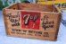 画像1: dp-251010-02 7 Up 1950's Wood Box (1)