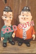 ct-251010-04 Laurel and Hardy / Berman & Anderson Inc 1973 Vinyl Doll Set