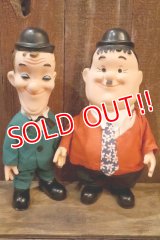 ct-251010-04 Laurel and Hardy / Berman & Anderson Inc 1973 Vinyl Doll Set