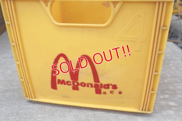 画像3: dp-251010-01 McDonald's 1960's-1970's Plastic Milk Crate
