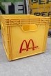 画像1: dp-251010-01 McDonald's 1960's-1970's Plastic Milk Crate (1)
