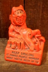 ct-251010-08 Red Devil / Paula 1966 Message Doll (ダメージ修復跡あり)