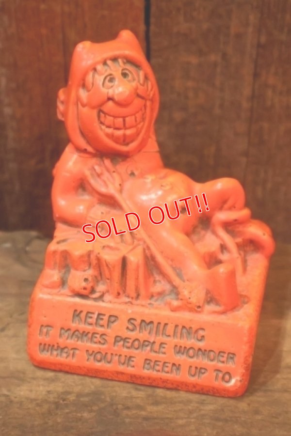 画像1: ct-251010-08 Red Devil / Paula 1966 Message Doll (ダメージ修復跡あり)