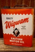 dp-251008-87 Wigwam EASTERN MOTOR OIL 2 U.S. GALLONS CAN