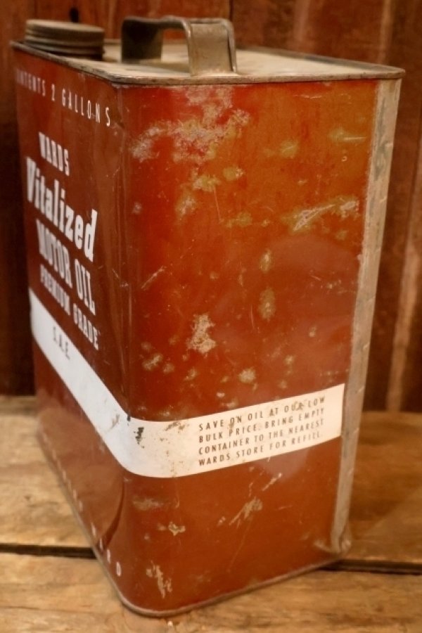 画像6: dp-251008-87 WARDS Vitalized MOTOR OIL 2 U.S. GALLONS CAN