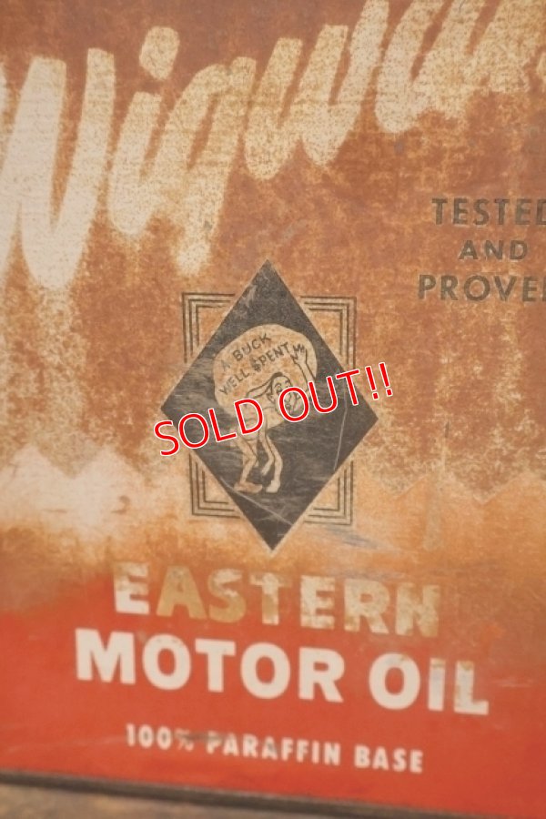 画像4: dp-251008-87 Wigwam EASTERN MOTOR OIL 2 U.S. GALLONS CAN