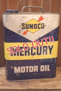 dp-251008-87 SUNOCO MERCURY MOTOR OIL 2 U.S. GALLONS CAN