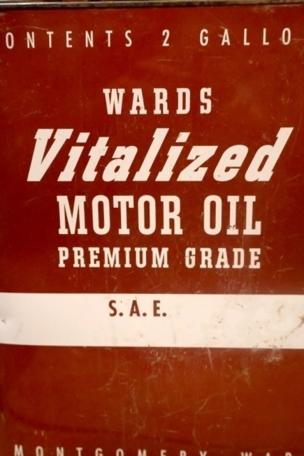 画像2: dp-251008-87 WARDS Vitalized MOTOR OIL 2 U.S. GALLONS CAN