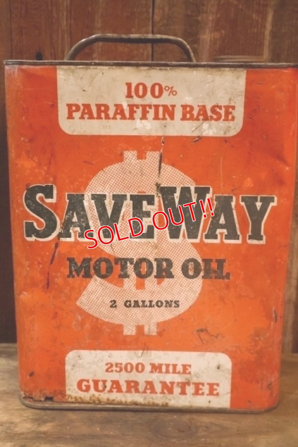 画像3: dp-251008-87 SAVE WAY MOTOR OIL 2 U.S. GALLONS CAN