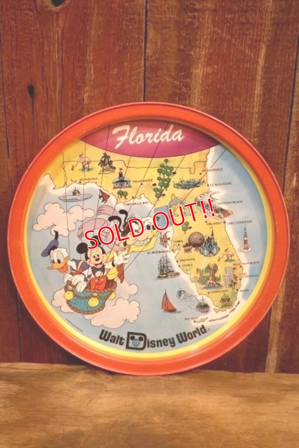 画像1: ct-251010-27 Walt Disney World / 1970's-1980's Tin Tray