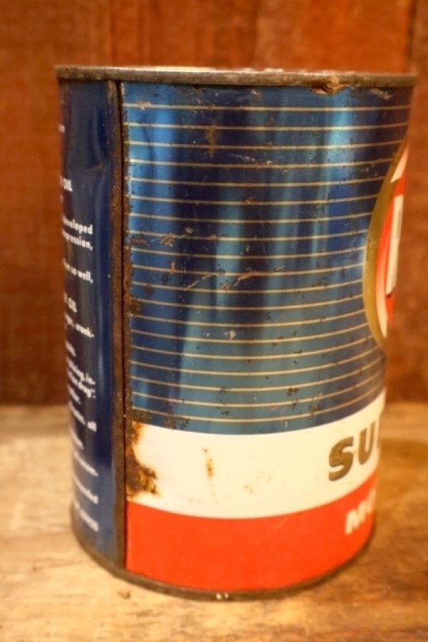 画像3: dp-251008-87 RPM 1960's SUPREME MOTOR OIL ONE QUART CAN